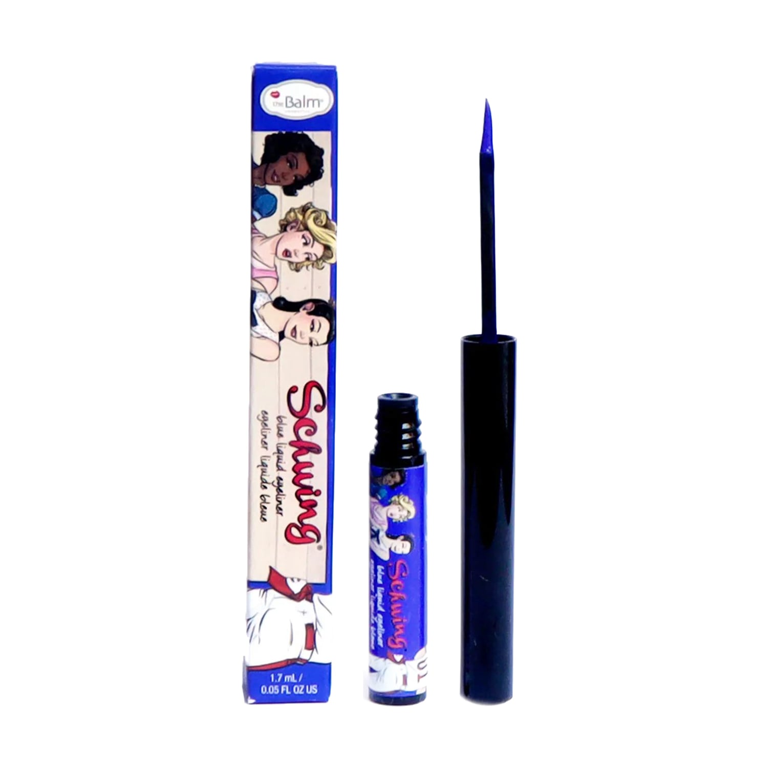 Рідка підводка для очей theBalm Schwing, Sapphire Blue, 1.7 мл